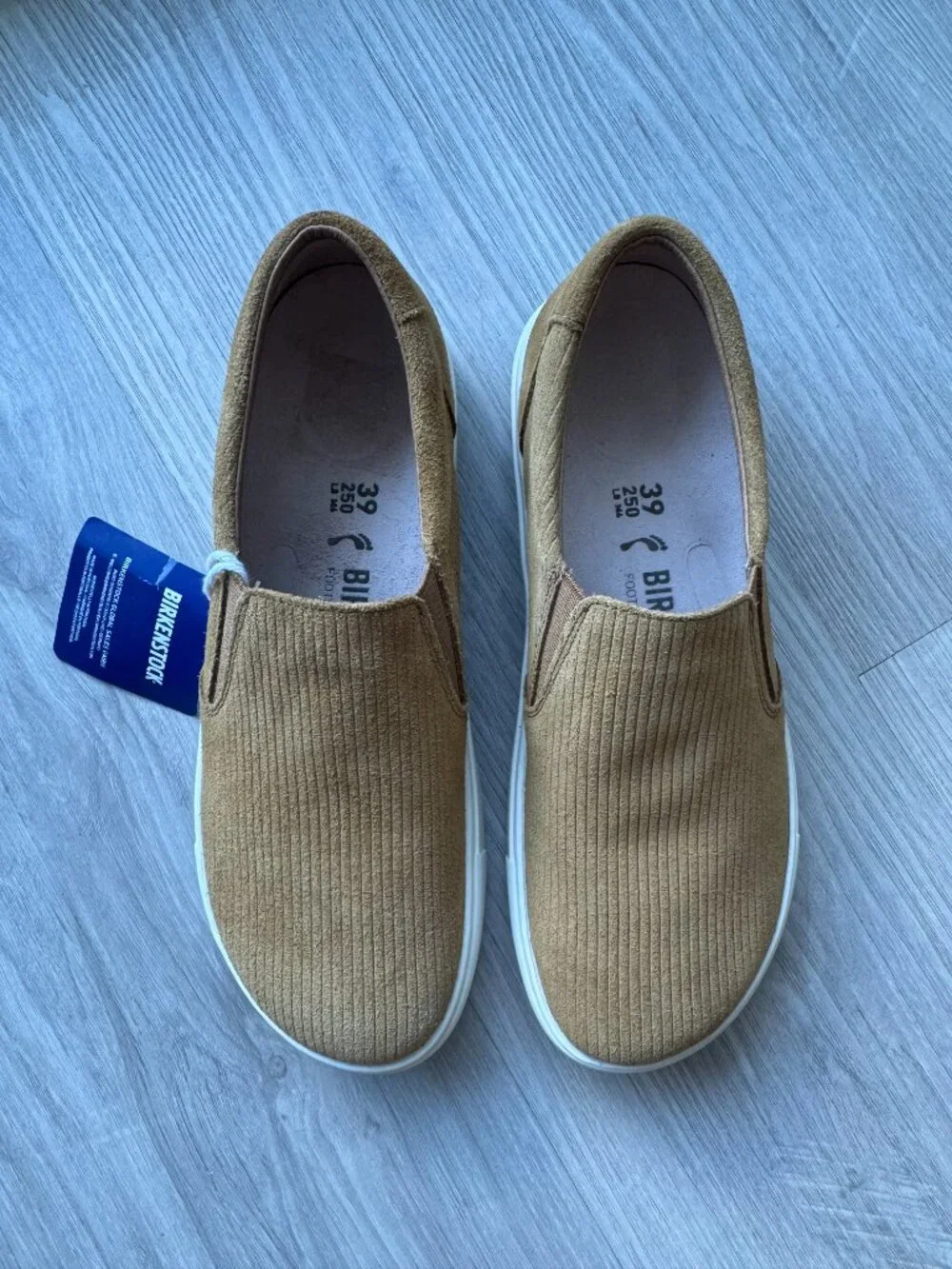 Birkenstock Oswego Slip-On Sneakers Cork Brown NWT